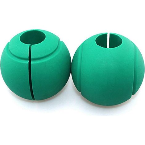 Lot de 2 Poignées en Silicone Épais pour Barres de Musculation 25mm 28mm 30mm, Accessoires Haltères et Barres (1/5)