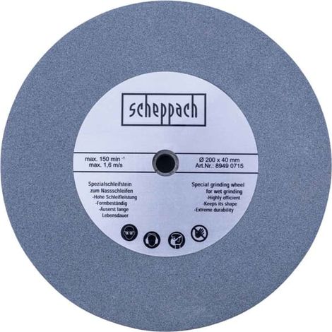 ERSATZ-ZUBEHÖR NASS-SCHLEIFSTEIN Ø 200 X 40 K220 FÜR SCHEPPACH TIGER 2000S