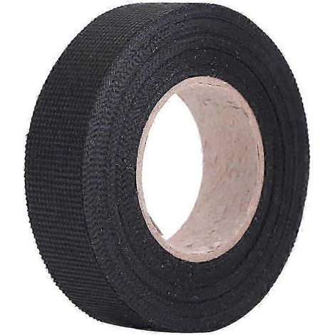 Ruban anti-vibrations, ruban adhésif pour faisceau de câbles automobiles, ruban feutre auto-adhésif multi-usages, noir (19 mm x 15 mm) (1/4)