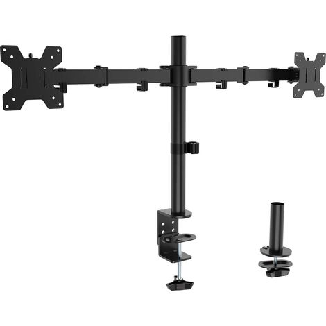Support de Table Rotatif et inclinable pour écran TV 10 kg 3 pivots 2 Bras de 17 32 Noir (1/5)