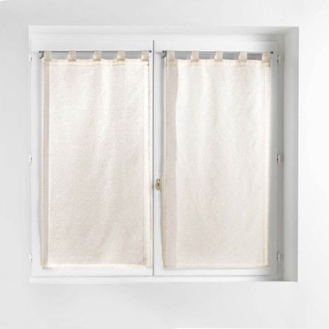 Paire de Voilages "Norine" 60x160cm Naturel (1/3)