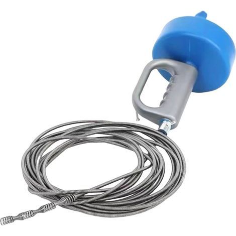 Serpent de débouchage – Outil de tarière de vidange 30 x 16 cm nettoyeur compact avec construction en acier inoxydable, poignée légère en polyéthylène de 680 g avec prise en main facile, accessoire (1/5)