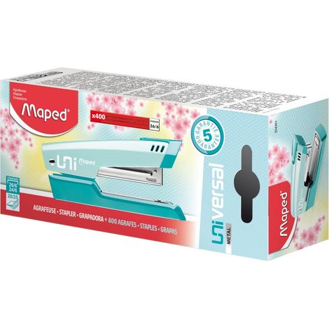 Agrafeuse Métal Universal - Agrafage + Cloutage - 25 Feuilles (1/5)