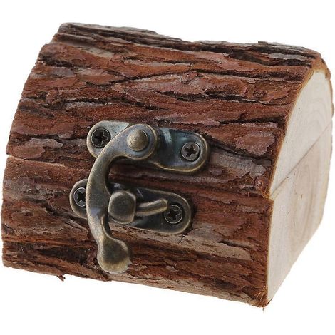 Rustikale Ringbox aus Holz zum Valentinstag