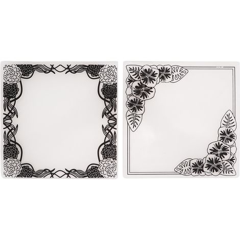 Plaques de Gaufrage pour Projets Créatifs - Modèles de Textures Décoratives en Plastique pour DIY (1/5)