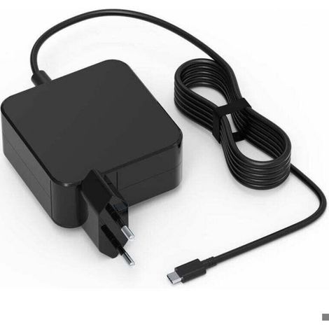Adaptateur Secteur USB C - 65 W - 19 V 3,42 A - Compatible Ordinateurs Portables et Tablettes - Connecteur 5,5 mm x 2,5 mm - 1 Pièce (1/4)