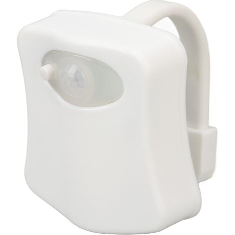 Lampe de chevet suspendue pour toilettes, 8 couleurs changeantes, détecteur de mouvement, LED, veilleuse pour salle de bain (1/5)