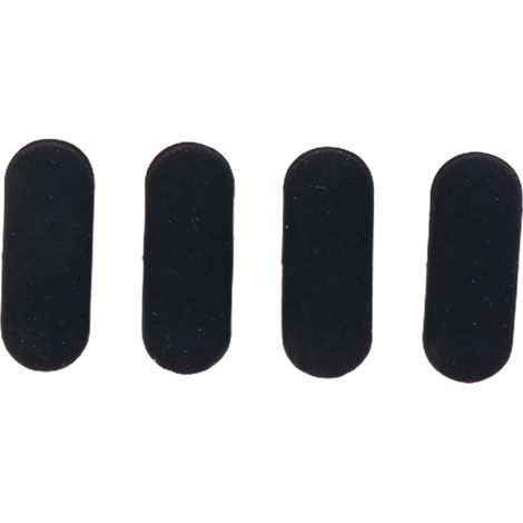 de 4 patins de protection en caoutchouc noir pour le dessous