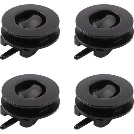 4 Pcs Clip Universel pour Tapis, Pinces De Fixation pour Tapis De Sol De Voiture, Clip De Fixation Oeillet Tapis, Clip De Fixation De Boucle Antidérapante Adapté Au Pied De Tapis (1/5)