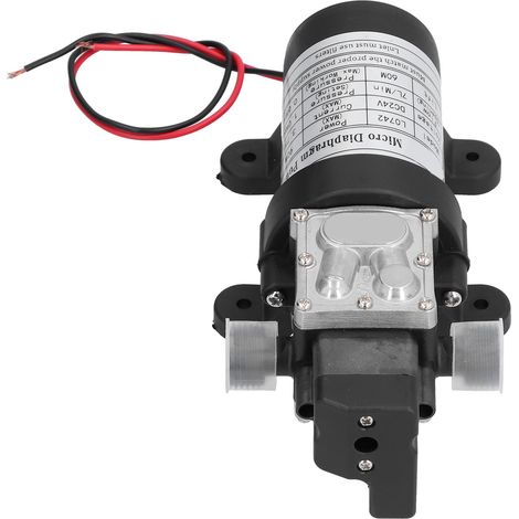 Elektrische Membranpumpe, selbstansaugend, Mikro-Druckwasserpumpe, 24 V DC, 100 W, 7 l/min, 60 m Förderhöhe (1/5)