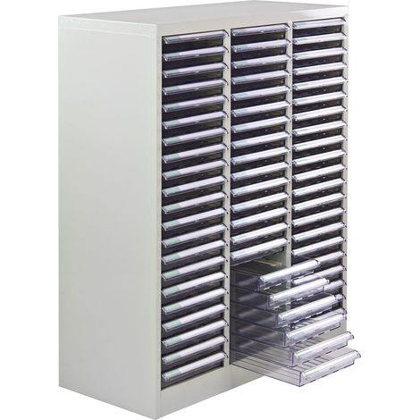 ADB Metall Schubladenschrank / Schubladencontainer, 3x21 Schübe, 1010x795x350 mm (1/4)