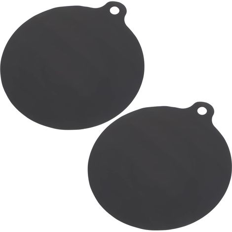 Tapis de cuisson à induction en silicone résistant à la chaleur Tapis de cuisson rond antidérapant Plan de travail de cuisine Coussin de protection résistant aux rayures et isolant thermique 24 cm (1/5)
