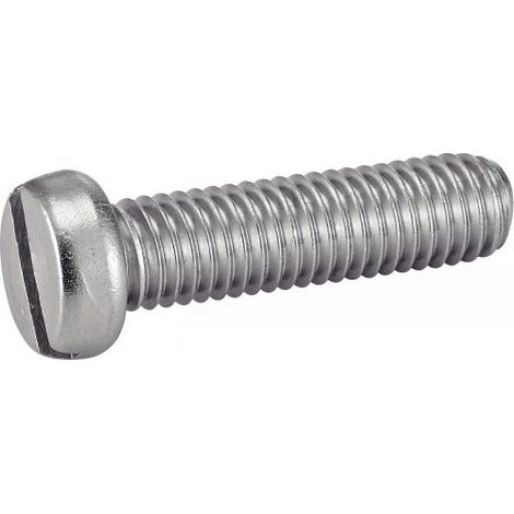 Vis machine tête cylindrique fendue ACTON DIN 84 3x20 mm Inox - 200 pièces (1/4)