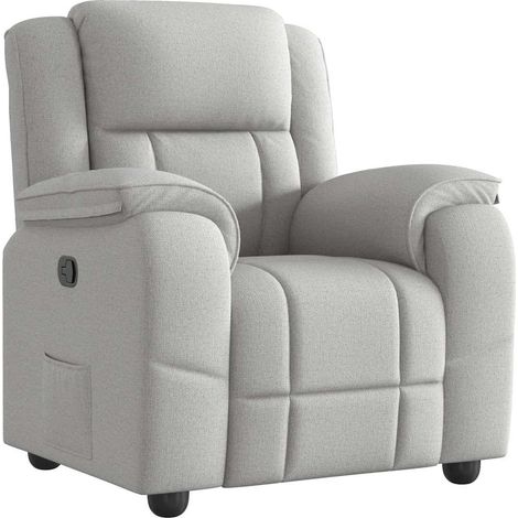 Maison Exclusive - Relaxsessel Wolkengrau Stoff