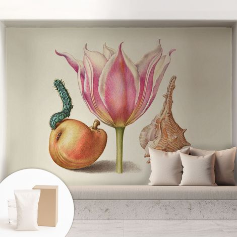 Carta Da Parati Non Tessuto - Con Colla Inclusa per Camera da Letto - Facile da Applica - Motivo decorativo simbiosi naturale 208x146 cm (1/5)