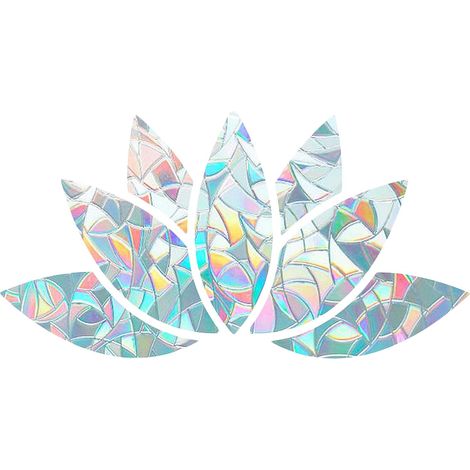 2 PCS Diamant Fenêtre S'Accroche Alerte Oiseaux Verre Stickers Autocollants Anti Collision Arc-en-Soleil Catcher Film