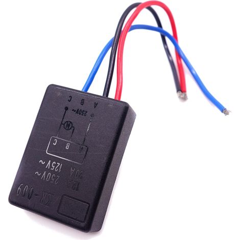 Trade-Shop Anlaufwiderstand / Sanftanlauf / Softstart 12A 230V inkl. 3 Kabel für Maschinen mit bis zu 250V Stromlast