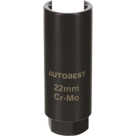Douille pour sonde lambda 22 mm carre 1/2 - Acier Chrome-Molybdène - Finition phosphatée noire anticorrosion (1/4)