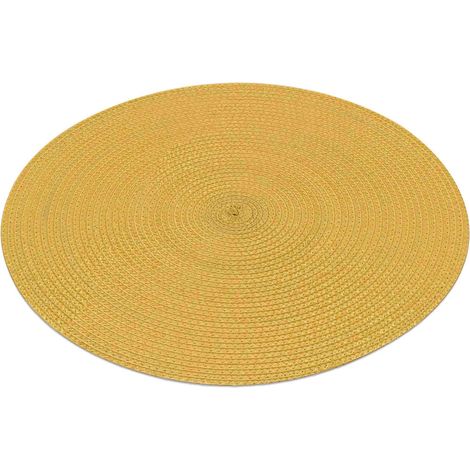 Set de Table Uni "Zebulon" 35cm Moutarde