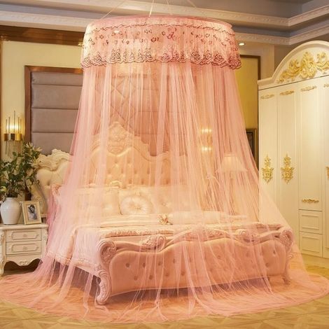 1 Moustiquaire dôme en maille polyester, design princesse, pour lit enfants et adultes, décoration chambre et camping (1/5)