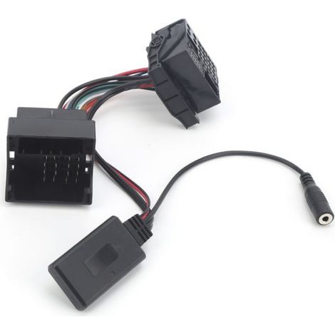 1 Adaptateur Audio AUX Bluetooth 5.0, Microphone intégré, Câble 150cm, Compatible Opel CD30 CDC40 CD70 (1/4)