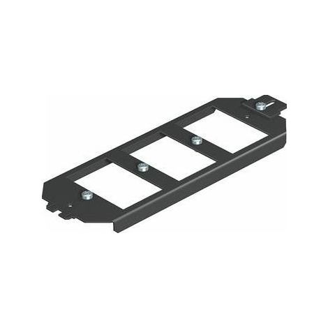 OBO Bettermann Grundträger für Trägerplatte 208x76x12 Stahl bandverzinkt tiefschwarz RAL 9005, 7407840 (1/5)