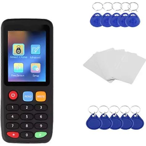 Lecteur de puces RFID X7, copieur de jetons d'identification IC, graveur 125 kHz, duplicateur d'étiquettes 13,56 MHz, programmateur de clés NFC (1/5)