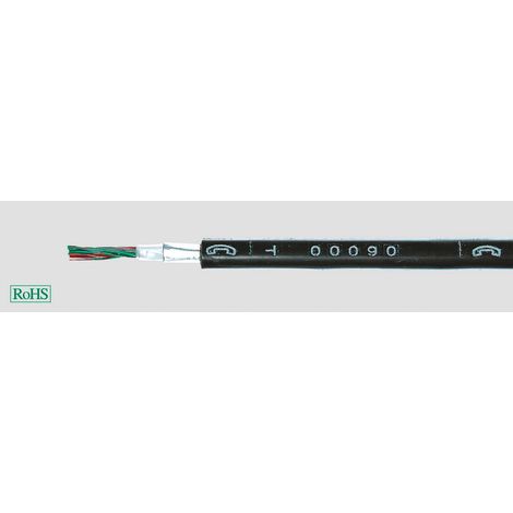 Helukabel 34104 Fernmeldekabel A-2Y(L)2Y 40 x 0.6 mm² Schwarz 100 m