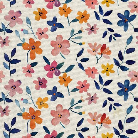Tela decorativa para exteriores Oxford - Motivo floral I DX5106 (1/5)