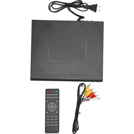 Lecteur DVD domestique équipement audio vidéo maison interface USB noir 100-240V (1/5)