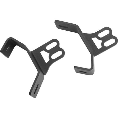 1 paire Couleur : Noir Matériau : Métal Support de projecteur pour buggy de plage Support de fixation pour projecteur de buggy de plage
