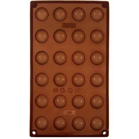 Silicone Praline Mold, 24 Cavities, Heat Resistant (1/5)