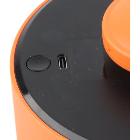 Machine à sauter à la corde automatique et stable, alimentée par batterie, avec télécommande, couleur orange, 10 modes et compteur, idéale pour la maison, le bureau ou l'extérieur. (1/5)