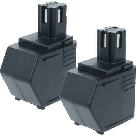 vhbw 2x Akku kompatibel mit Hilti SB12, SF120-A Elektrowerkzeug (1500 mAh, NiMH, 12 V)