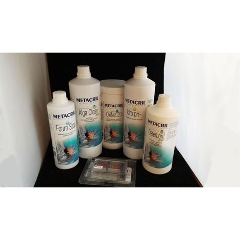 Kit piscinet Oxi Spa uso professionale Metacril 55000001