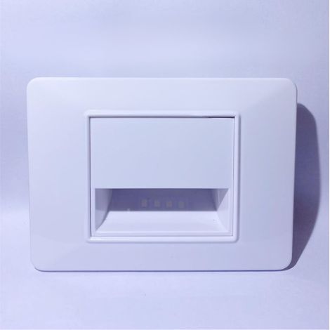 TrAdE Shop Traesio - Segnapasso Led Da Incasso Bianco 1.6w Luce Bianca - (1/2)