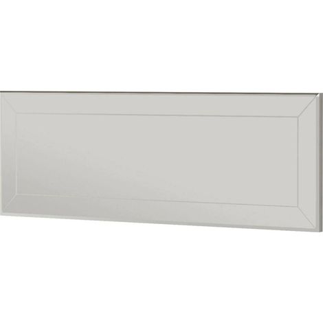 Dmora - Spiegel Dpesol, Spiegel mit Rahmen, Wanddekorationsartikel, Spiegeldekoration, 40x2h120 cm, Weiß
