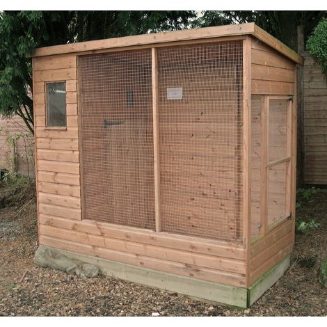 Buttercup All Weather Outdoor Bird Aviary Pet Cage 8' x 4'