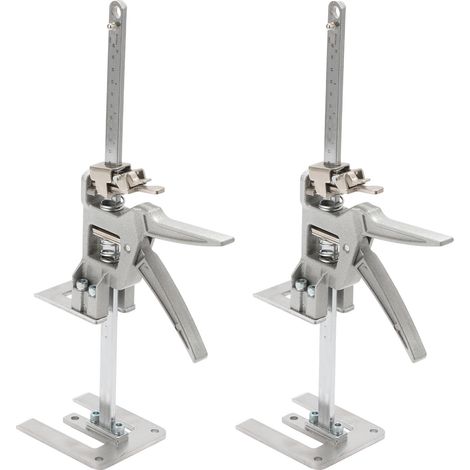 TolleTour Elevador de muebles juego de 2, brazo de elevación 38,5 cm, altura 0-230 mm, carga hasta 150 kg (1/5)