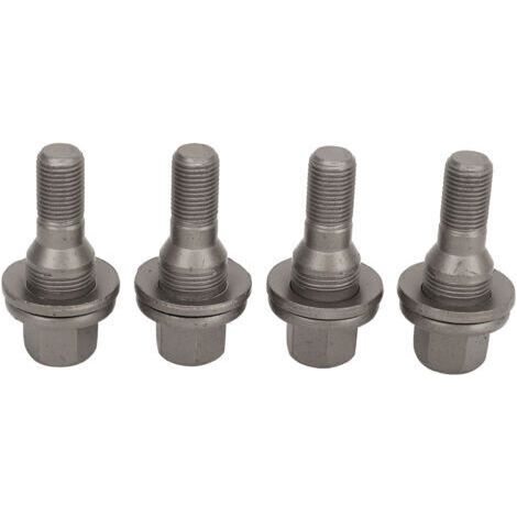 Boulons de roue hexagonaux 17mm – Lot de 4 – Acier haute résistance – Remplacement pour Peugeot 206 207 208 308 407 1007 - 003549817 (1/5)