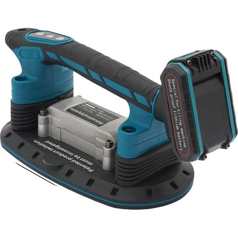 Machine de Vibration de Carrelage, 6 Vitesses, 400Kg de Puissance d'Aspiration, Bleu (1/2)