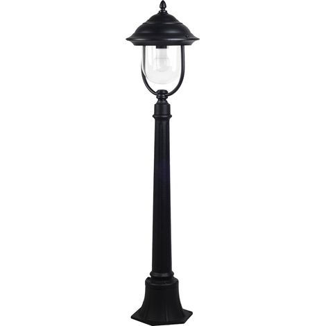 Design ALU Steh Leuchte Außen Beleuchtung E27 Stand Lampe Strahler Laterne Höhe 111 cm VTAC 7530 (1/5)