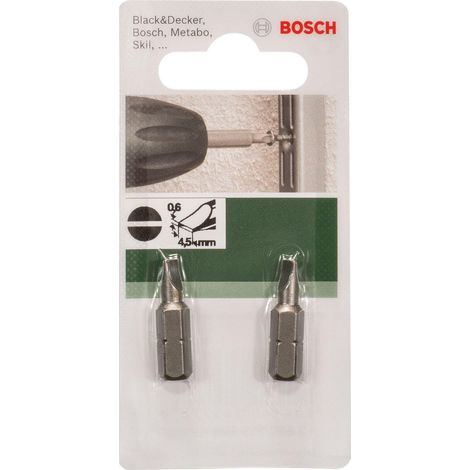Standard Bit Set Bosch Metall 25 mm 2 Stück