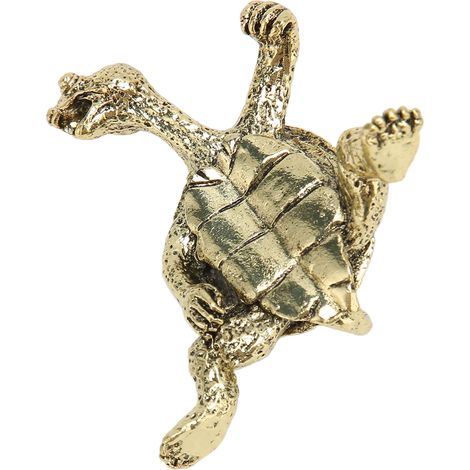 Brûle-encens ancien en bronze robuste et raffiné, support métallique pour décoration ou cadeau, taille 402, tortue large. (1/5)