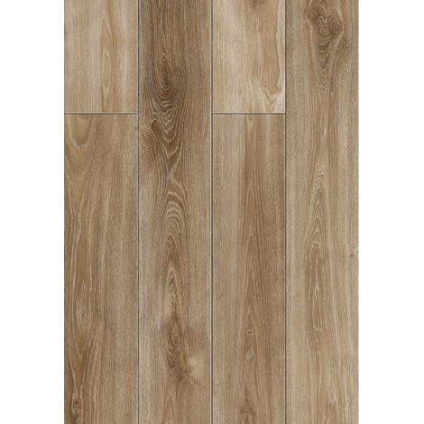 Mexen San Marcos échantillon de panneau vinyle 1240 x 182 mm SPC 6,5 mm, sous-couche IXPE 1,5 mm, 4 V-Fuga, Chêne - F1048-S (1/5)