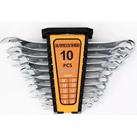 Set 10 pz chiavi ultrasottili Super Sottili per Tubi Idraulici da 8 a 24