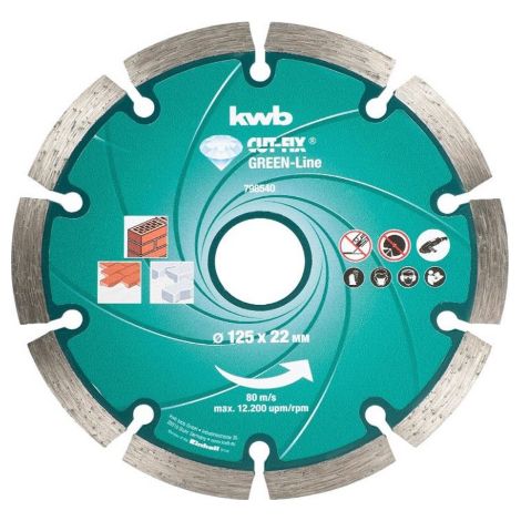 kwb 798540 accessorio per smerigliatrice Disco per tagliare (1/3)