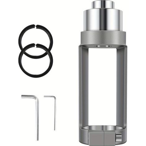 Adaptateur pour forets à trous carrés, accessoire de mortaisage en alliage d'aluminium pour perceuse à main et perceuse à colonne, forets à trous carrés de 38 à 43 mm de diamètre.