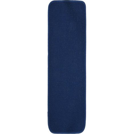 Tapis d'escalier 15 pcs 70x20 cm Bleu marine Rectangulaire (1/5)