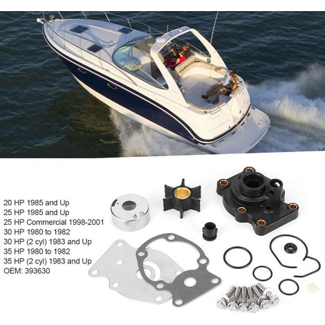 Wasserpumpen-Impeller-Reparatursatz passend für Johnson Evinrude OMC Außenbordmotor 393630 (1/5)
